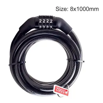 Bicycle Lock Anti-Theft Security Code Combination Lock Steel Bike Cable Lock 
Bicycle Lock Anti-Theft Security Code Combination Lock Steel Bike Cable Lock