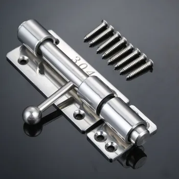 Stainless Steel Slide Bolt Latch Lock Duty Security Barrel Latch Hasp Pin with Screws For Fence Window Gate Interior Barn Door
Stainless Steel Slide Bolt Latch Lock Duty Security Barrel Latch Hasp Pin with Screws For Fence Window Gate Interior Barn Door