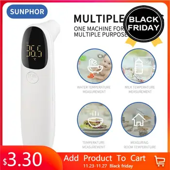 Infrared Forehead Digital Thermometer Gun IR Laser Non Contact Thermometer with 3 Color Backlight Display for Baby Adults Indoor
Infrared Forehead Digital Thermometer Gun IR Laser Non Contact Thermometer with 3 Color Backlight Display for Baby Adults Indoor