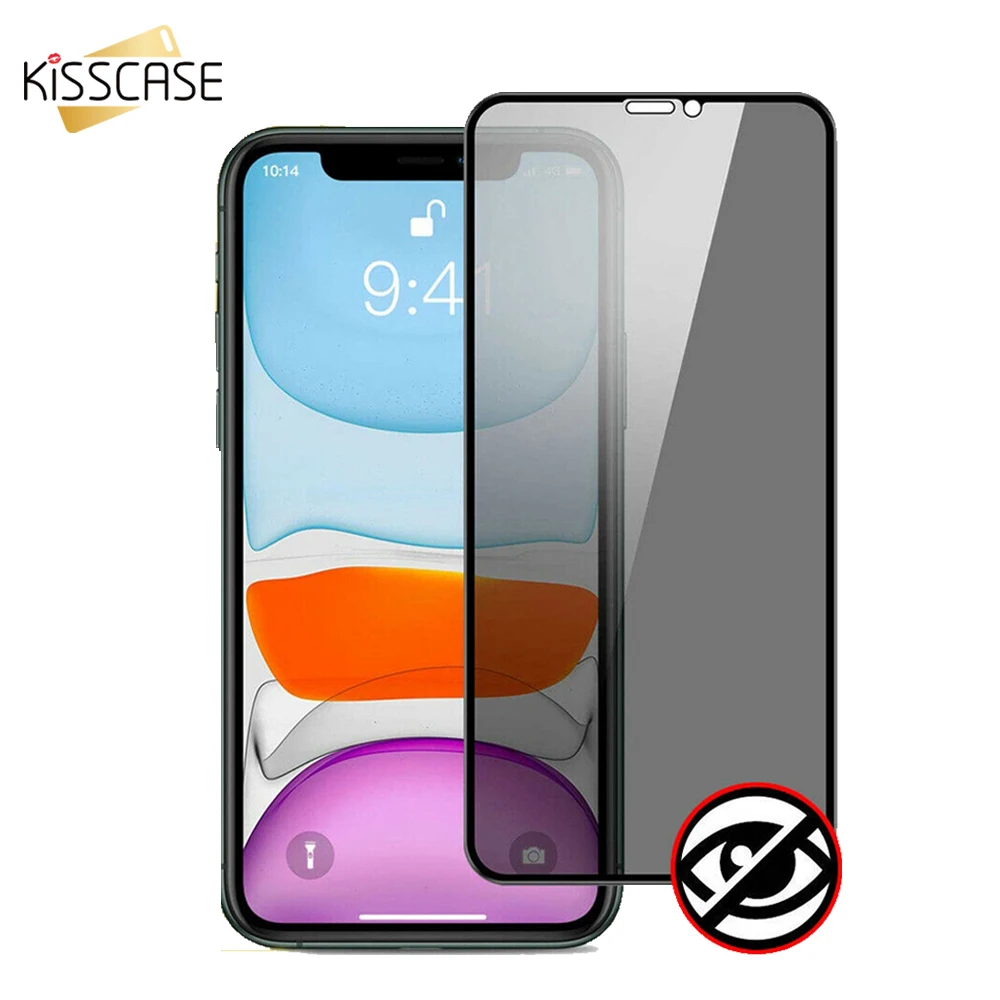 Антишпионское закаленное стекло для iPhone 12 защитная пленка 11 Pro XR X XS Max 7 8 6 Plus SE 2020 |