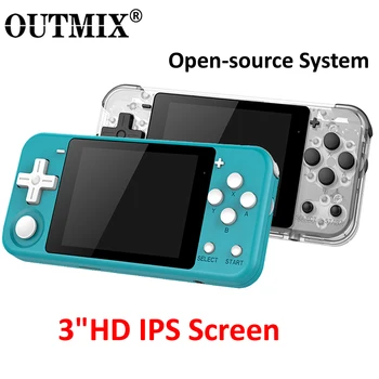 OUTMIX Q90 3-inch IPS Screen Handheld Console Dual Open System Game Console 16 Simulators Retro PS1 Kids Gift 3D New Video Games
OUTMIX Q90 3-inch IPS Screen Handheld Console Dual Open System Game Console 16 Simulators Retro PS1 Kids Gift 3D New Video Games