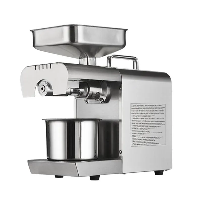 110V/220V Electric Stainless Steel Multi-functional Oil Extraction Machine Cocoa Soybean Seed Mini Cold Hot Oil Press Machine
110V/220V Electric Stainless Steel Multi-functional Oil Extraction Machine Cocoa Soybean Seed Mini Cold Hot Oil Press Machine