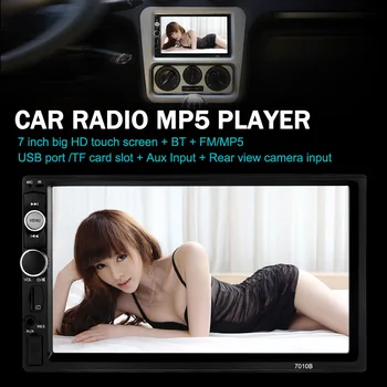Hot 7'' Universal Double 2 Din Car MP5 Player Car Autoradio MP3/MP4 Multimedia Player Car Stereo audio player HD BT Entertainmen
Hot 7'' Universal Double 2 Din Car MP5 Player Car Autoradio MP3/MP4 Multimedia Player Car Stereo audio player HD BT Entertainmen