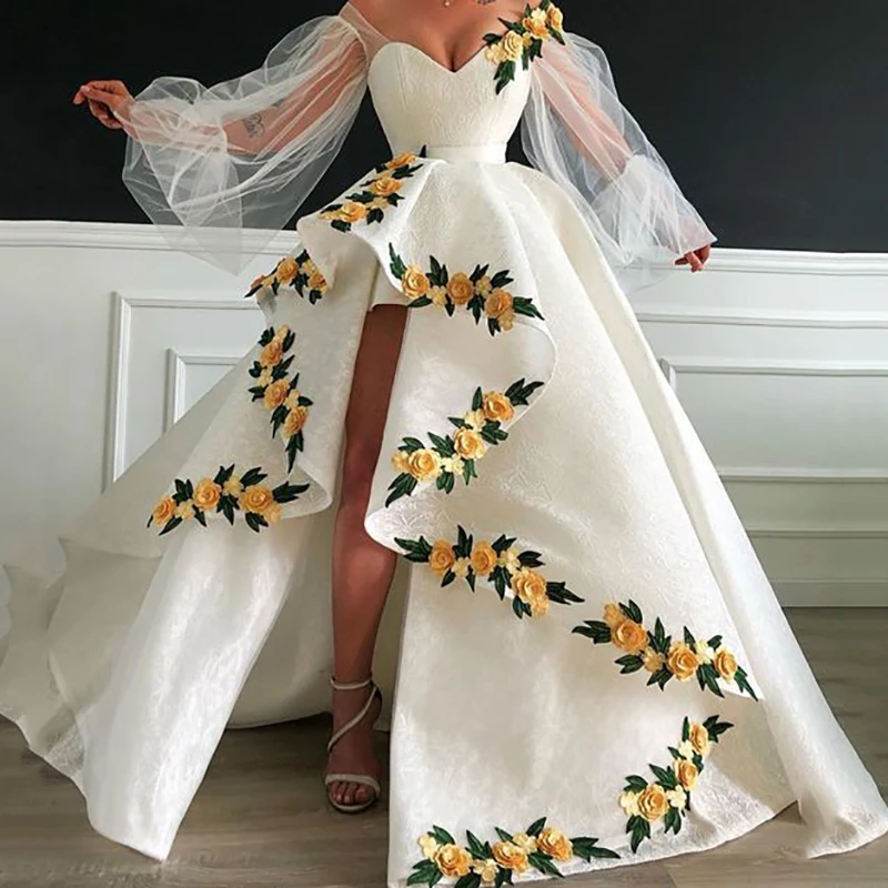 Eightree Robe de Soiree Puff Sleeve Evening Dresses Lace Appliques Arabic Formal Prom Dress Sweetheart Special Dress Party Gown
Eightree Robe de Soiree Puff Sleeve Evening Dresses Lace Appliques Arabic Formal Prom Dress Sweetheart Special Dress Party Gown