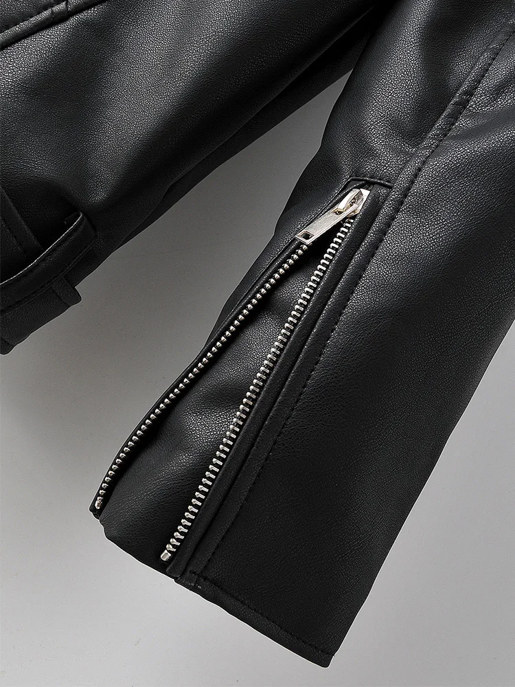 Women's Eco-Leather Oversized Biker Jacket Women's Eco-Leather Oversized Biker Jacket