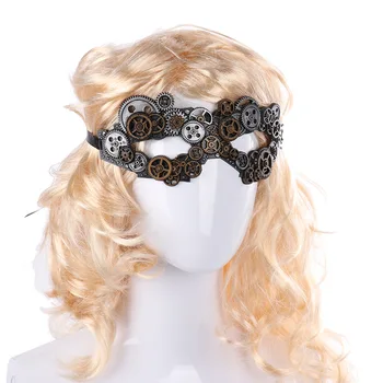 Vintage Punk Gear Wheel Mask Steampunk Handmade Gothic Victorian Eyewear Lolita Retro Prop Purim Mardi Gras Cosplay Costumes
Vintage Punk Gear Wheel Mask Steampunk Handmade Gothic Victorian Eyewear Lolita Retro Prop Purim Mardi Gras Cosplay Costumes