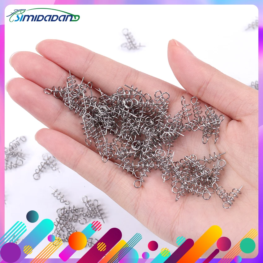 50PCS Soft Bait Spring Centering Pins Fixed Latch Needle Spring Twist Crank Lock For Soft Lure Latch Fishing Accessories
50PCS Soft Bait Spring Centering Pins Fixed Latch Needle Spring Twist Crank Lock For Soft Lure Latch Fishing Accessories