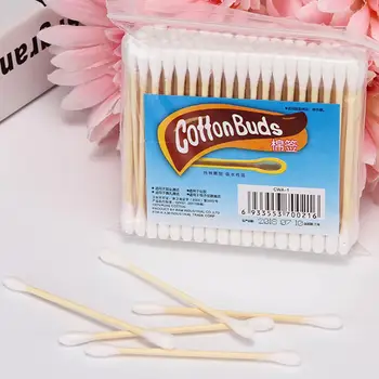 Disposable Wooden Cotton Swabs Dual Tip Cleaning Cotton Sticks For Oil Makeup Application Eye Ear Eyeshadow Brush Tool Baby Care
Disposable Wooden Cotton Swabs Dual Tip Cleaning Cotton Sticks For Oil Makeup Application Eye Ear Eyeshadow Brush Tool Baby Care