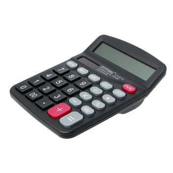 12Digit Large Screen Calculator Battery Light Powered Office Home Computer DXAC
12Digit Large Screen Calculator Battery Light Powered Office Home Computer DXAC