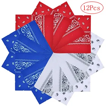 12Pc Pure Cotton New Tie-Dyed Headscarf Paisley Scroll Bandanna Tie-Dyed Square Scarf Square Towel Face Mask High Quality
12Pc Pure Cotton New Tie-Dyed Headscarf Paisley Scroll Bandanna Tie-Dyed Square Scarf Square Towel Face Mask High Quality