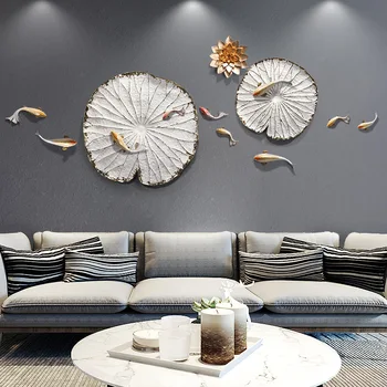 New Chinese TV Background Wall Decoration Fish Living Room Pendant Wall Decoration Creative Porch Restaurant Light Luxury Modern
New Chinese TV Background Wall Decoration Fish Living Room Pendant Wall Decoration Creative Porch Restaurant Light Luxury Modern