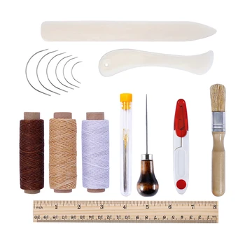 LMDZ Leather Working Tools Leather Skiving Tools Leather Kits for Beginner Leather Edge Beveler Wool Daubers Sanding Strip Craft
LMDZ Leather Working Tools Leather Skiving Tools Leather Kits for Beginner Leather Edge Beveler Wool Daubers Sanding Strip Craft