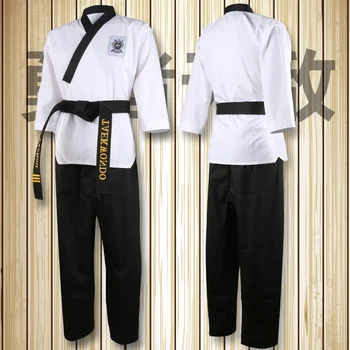 World Training Taekwondo Poomsae Dan Practice doboks Junior Male&Female Senior Unisex Master Dan Taekwondo uniforms Clothes Suit
World Training Taekwondo Poomsae Dan Practice doboks Junior Male&Female Senior Unisex Master Dan Taekwondo uniforms Clothes Suit