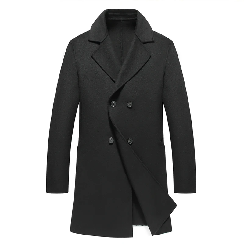Man Spring Autumn Coat Fashion Turn-down Collar Wool Men Pea Coat Double Breasted Winter Overcoat
Man Spring Autumn Coat Fashion Turn-down Collar Wool Men Pea Coat Double Breasted Winter Overcoat