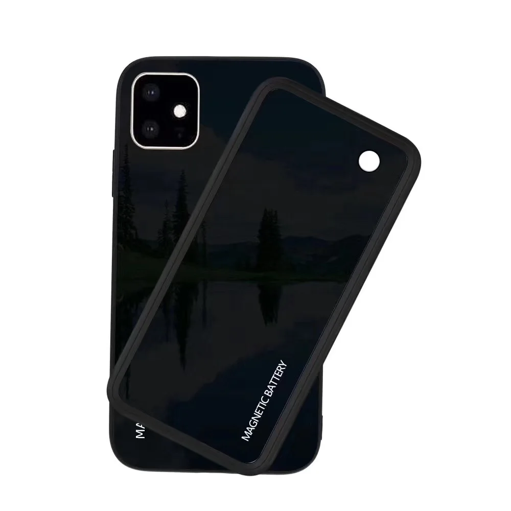 Wireless Magnetic Battery Charger Case For iPhone 11 Pro Max Slim Tempered glass shockproof Power Bank Charging cover Capa i11
Wireless Magnetic Battery Charger Case For iPhone 11 Pro Max Slim Tempered glass shockproof Power Bank Charging cover Capa i11