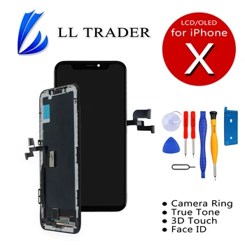 Assembly Screen Replacement for iPhone X LCD OLED Display 3D Touch Screen Replacement No Dead Pixel Digitizer Assembly+Tools
Assembly Screen Replacement for iPhone X LCD OLED Display 3D Touch Screen Replacement No Dead Pixel Digitizer Assembly+Tools