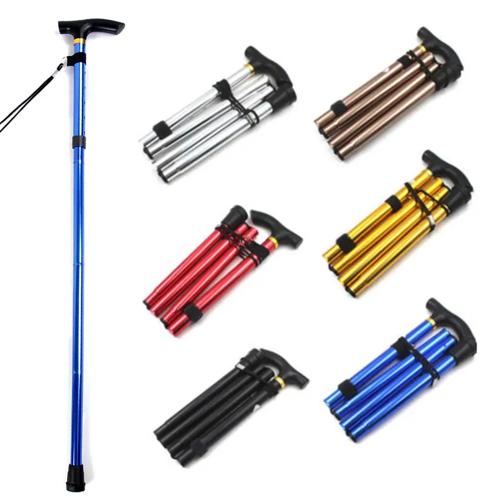 Four Section Trekking Pole Walking Stick Telescopic Folding Portable Mountaineering Stick Antiskid Stick The Senior Walking Aid
Four Section Trekking Pole Walking Stick Telescopic Folding Portable Mountaineering Stick Antiskid Stick The Senior Walking Aid