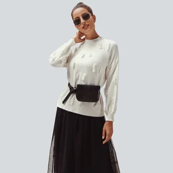 2019 New Autumn Winter Sweater Women Pullover Fashion Clothes Round Neck Long Sleeve Temperament Ladies Knit Sweaters
2019 New Autumn Winter Sweater Women Pullover Fashion Clothes Round Neck Long Sleeve Temperament Ladies Knit Sweaters