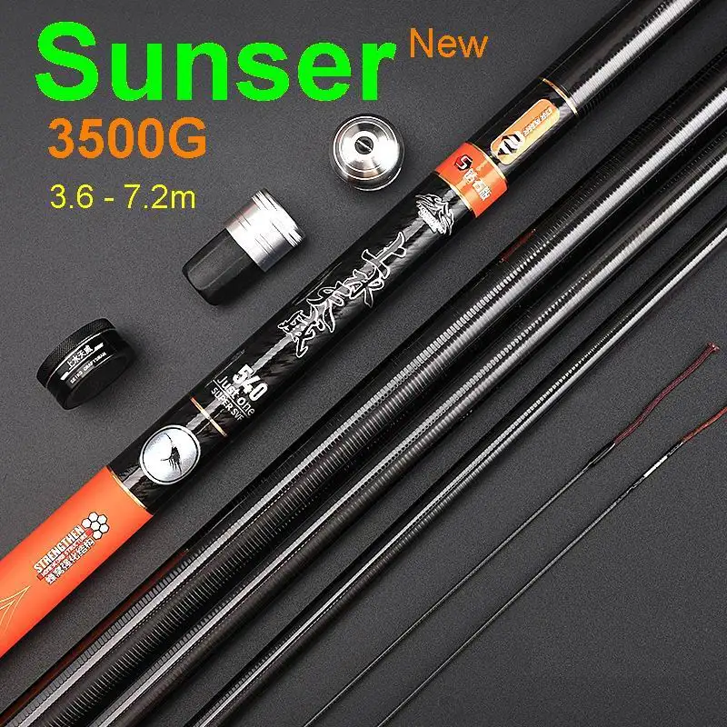 

ZZ207 SYNTHA HZ Sunser 19+ H Fast 7.2m 1.4mm-28mm Fishing Rod Superhard Superlight 3.6m 3.9m 4.5m 4.8m 5.4m 5.7m 6.3m