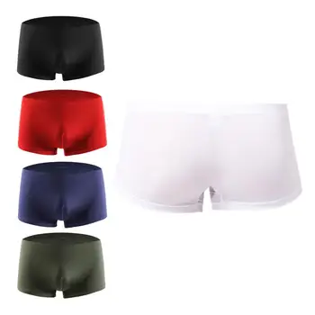 High Quality Men Ice Silk Smooth Breathable Boxers Bulge Pouch Shorts Underpants Underwear
High Quality Men Ice Silk Smooth Breathable Boxers Bulge Pouch Shorts Underpants Underwear
