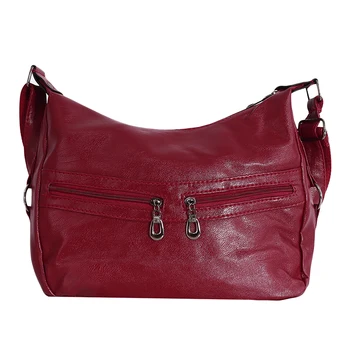Women Hobos Messenger Bag Luxury PU Leather Soft Handbag Female Designer Crossbody Shoulder High Capacity Tote Bag 
Women Hobos Messenger Bag Luxury PU Leather Soft Handbag Female Designer Crossbody Shoulder High Capacity Tote Bag