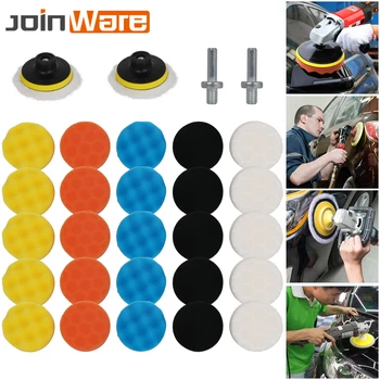 31Pcs/Set 3inch/80mm Buffing Pad Polishing Pad Kit for Car Polisher Psds M10 Thread Abrasive Tools
31Pcs/Set 3inch/80mm Buffing Pad Polishing Pad Kit for Car Polisher Psds M10 Thread Abrasive Tools