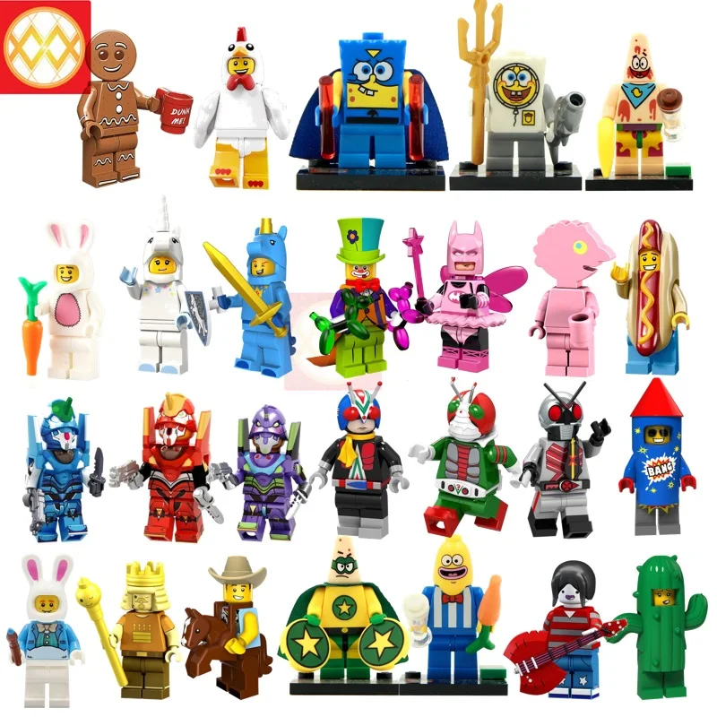 Single Cartoon Series Adventure time Eastern Rabbit Robot SpongeBob Unicorn Marceline Sausage Building Blocks Children Toys Gift
Single Cartoon Series Adventure time Eastern Rabbit Robot SpongeBob Unicorn Marceline Sausage Building Blocks Children Toys Gift
