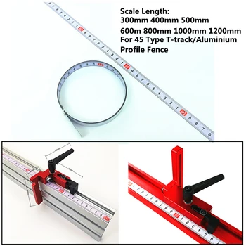 Self Adhesive Steel Ruler Miter Saw Scale Miter Track Tape Measure For T-track Router Table Saw Band Saw Woodworking Tools
Self Adhesive Steel Ruler Miter Saw Scale Miter Track Tape Measure For T-track Router Table Saw Band Saw Woodworking Tools