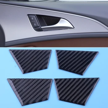 CITALL Black 4pcs Carbon Fiber Interior Door Handle Bowl Cover Trim Sticker Fit for Audi A6 A7 2012-2014 2015 2016 2017 2018 
CITALL Black 4pcs Carbon Fiber Interior Door Handle Bowl Cover Trim Sticker Fit for Audi A6 A7 2012-2014 2015 2016 2017 2018