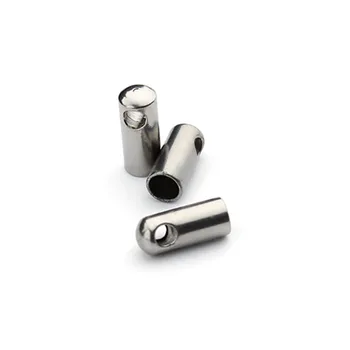 Fostfo 30pcs/lot Stainless Steel Tail Clasps For Round DIY Leather Bracelets End Cord Connector Jewelry Handmade Accessories 
Fostfo 30pcs/lot Stainless Steel Tail Clasps For Round DIY Leather Bracelets End Cord Connector Jewelry Handmade Accessories