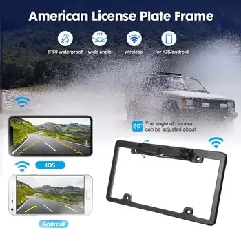American Car License Plate Frame Camera Car Rearview Camera With iOS/Android-compatible Wireless Backup Camera Night Vision
American Car License Plate Frame Camera Car Rearview Camera With iOS/Android-compatible Wireless Backup Camera Night Vision