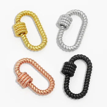 OCESRIO Multiple Color DIY Pendant Carabiner oval Screw Zircon Clasps Decoration For Mesh Round Chains Making Supplies cspa038
OCESRIO Multiple Color DIY Pendant Carabiner oval Screw Zircon Clasps Decoration For Mesh Round Chains Making Supplies cspa038