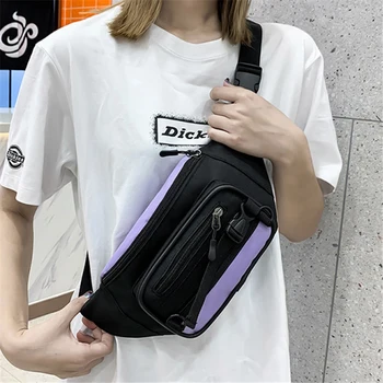 Women Waist Bag Canvas Belt Bag Unisex Fanny Pack Fashion Street All-match Shoulder Bags New Zipper Purse Phone Pouch Pocket
Women Waist Bag Canvas Belt Bag Unisex Fanny Pack Fashion Street All-match Shoulder Bags New Zipper Purse Phone Pouch Pocket