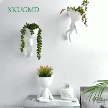 Character Rock Climbing Resin Flower Pot Wall-mounted Succulent Pot Flower Arrangement Container Home Decorations Accessories
Character Rock Climbing Resin Flower Pot Wall-mounted Succulent Pot Flower Arrangement Container Home Decorations Accessories