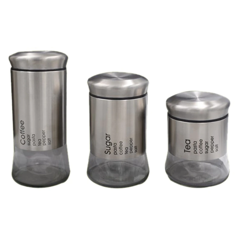 3Pcs Spice Jar Seasoning Sugar Storage Bottle Kitchen Salt Storage Box Tea Coffee Jar Bottle Eco-Friendly with Cover
3Pcs Spice Jar Seasoning Sugar Storage Bottle Kitchen Salt Storage Box Tea Coffee Jar Bottle Eco-Friendly with Cover