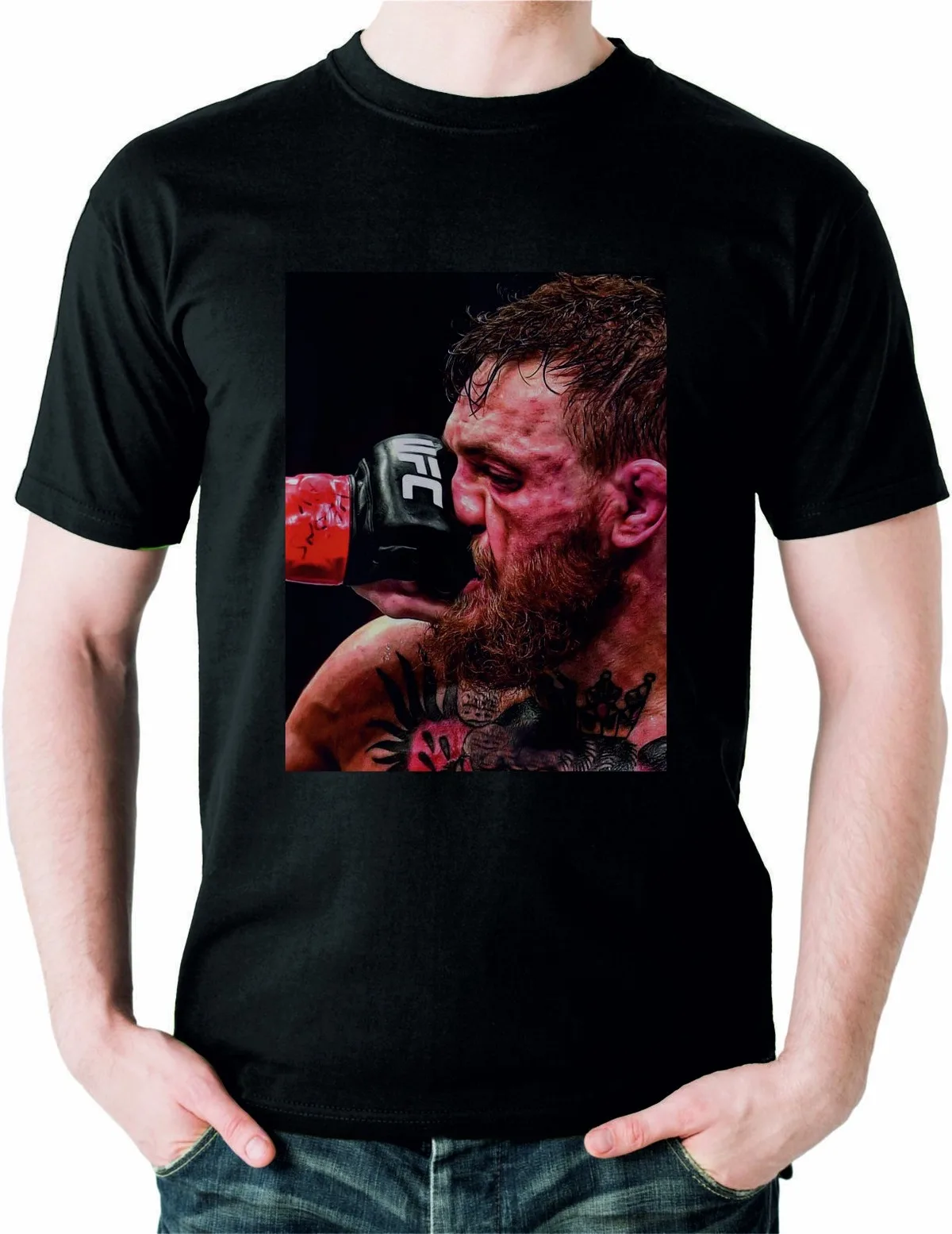 Khabib Nurmagomedov Punch Conor McGregor T-Shirt Tee MMA Notorious-4540