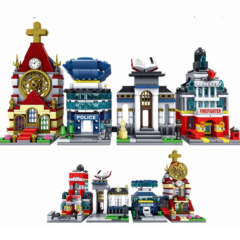 Legoing Creator Small Particles Mini City House Street View Architecture Model DIY Building Blocks Educational Toys For Children
Legoing Creator Small Particles Mini City House Street View Architecture Model DIY Building Blocks Educational Toys For Children