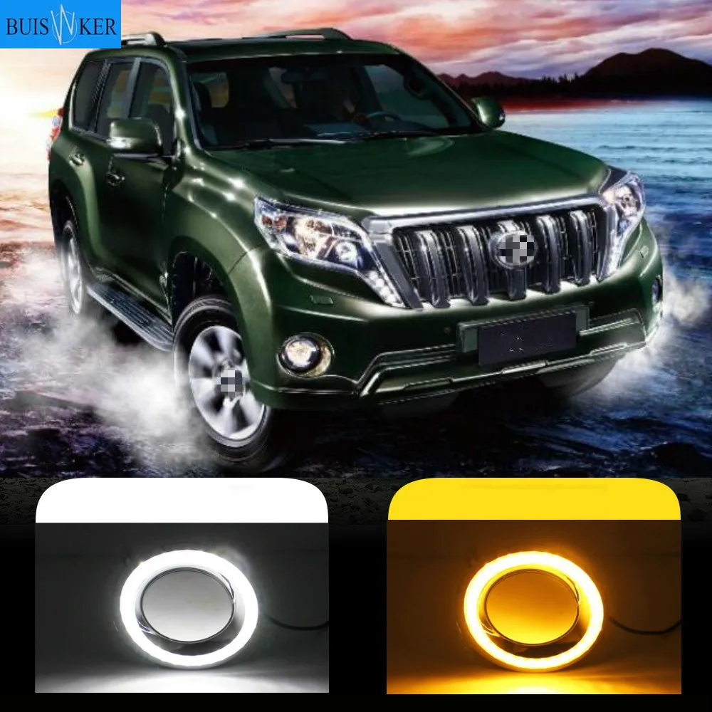 DRL для Toyota Land Cruiser 2700/4000 Prado 150 FJ150 LC150 2014 2015 светодиодный ные дневные ходовые огни бампер противотуманные фары 2 шт.
DRL для Toyota Land Cruiser 2700/4000 Prado 150 FJ150 LC150 2014 2015 светодиодный ные дневные ходовые огни бампер противотуманные фары 2 шт.