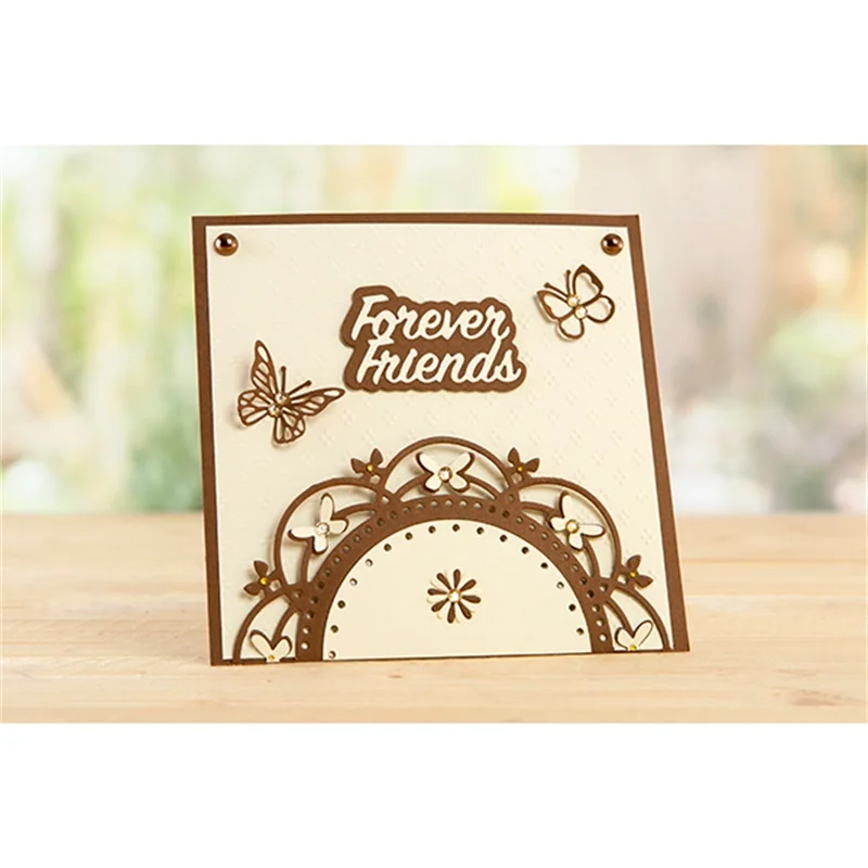 Forever Friends Wreath Frame Metal Cutting Dies for DIY Scrapbooking Embossing Paper Cards Making Crafts 2019 New Dies
Forever Friends Wreath Frame Metal Cutting Dies for DIY Scrapbooking Embossing Paper Cards Making Crafts 2019 New Dies