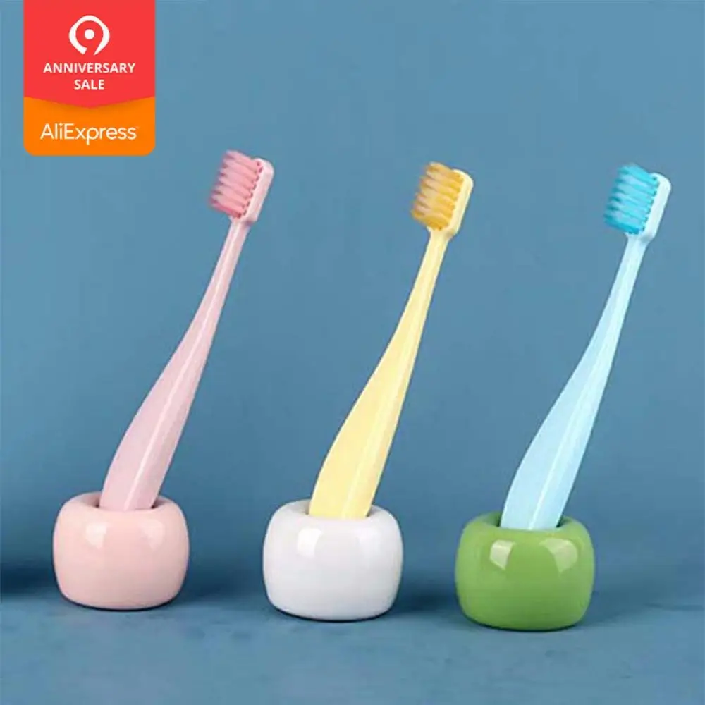 HIAISB 2-6 Years Old Kids Handle Toothbrush Candy Color Children's Savfty Tooth Brush Baby Teethbrush
HIAISB 2-6 Years Old Kids Handle Toothbrush Candy Color Children's Savfty Tooth Brush Baby Teethbrush