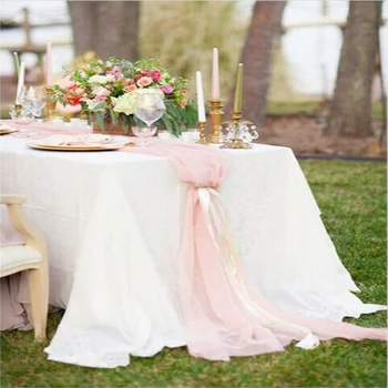 Solid Color Chiffon Table Runner White Wedding Table Cloth Runner Tablecloth Chair Sash Banquet Party Decor Table Flags Cover
Solid Color Chiffon Table Runner White Wedding Table Cloth Runner Tablecloth Chair Sash Banquet Party Decor Table Flags Cover