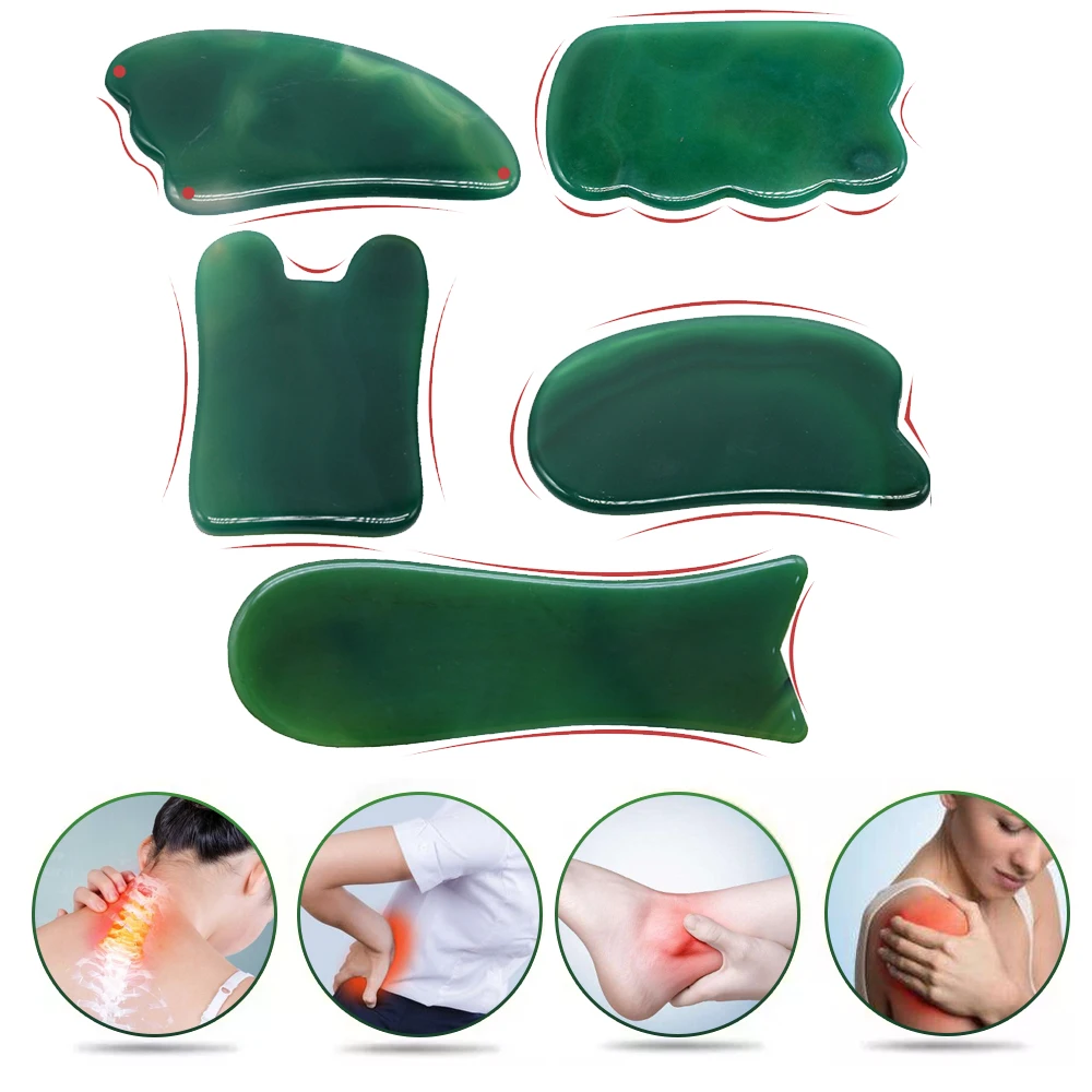 Green Agate Natural Jade Massage Gua Sha Board Beauty Facial SPA Chinese Medicine Treatment Massager Stones Scraping Therapy
Green Agate Natural Jade Massage Gua Sha Board Beauty Facial SPA Chinese Medicine Treatment Massager Stones Scraping Therapy