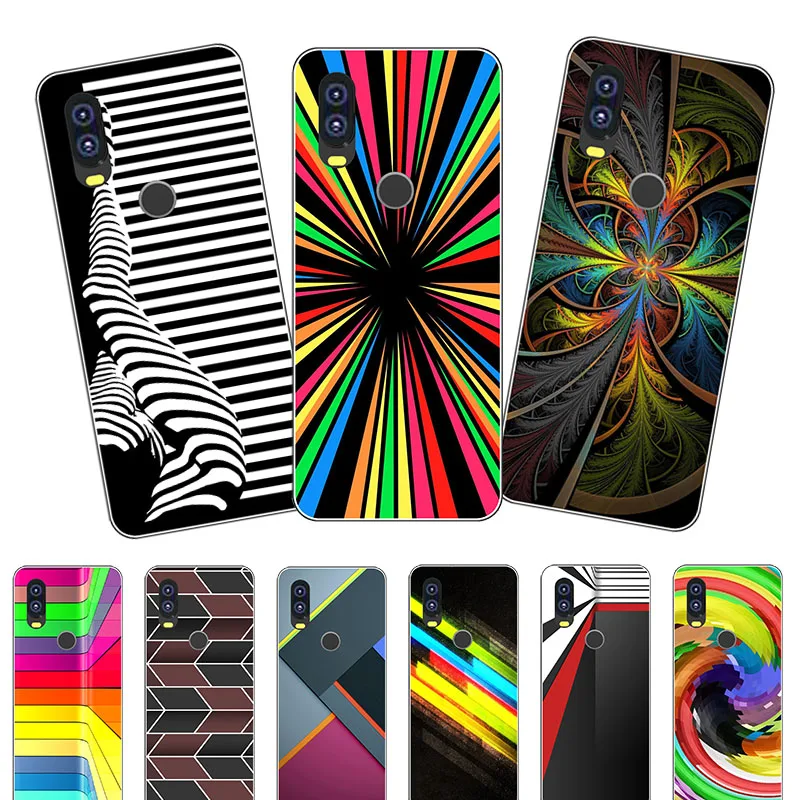 

Fashion stripe Phone Case Cover For Motorola MOTO X4 Z3 Z Z4 G6 G7 P30 Play E5 E3 E4 Plus P40 One Vision Power European version