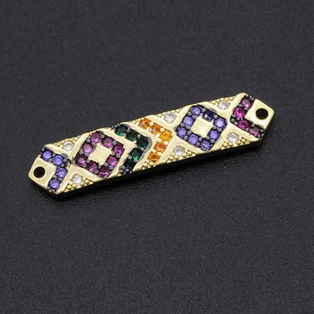 5pcs/lot 6x26mm CZ Zircon DIY Jewelry Rainbow Bar Charm Connectors Wholesale Bulk Order Discounts Custom Orders Welcome
5pcs/lot 6x26mm CZ Zircon DIY Jewelry Rainbow Bar Charm Connectors Wholesale Bulk Order Discounts Custom Orders Welcome