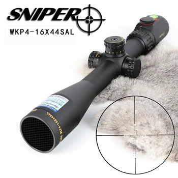 SNIPER WKP 4-16X44 SAL Hunting Rifle Scope Side Parallax Adjustment Glass Etched Reticle RG Illuminated with Bubble Level Optics
SNIPER WKP 4-16X44 SAL Hunting Rifle Scope Side Parallax Adjustment Glass Etched Reticle RG Illuminated with Bubble Level Optics