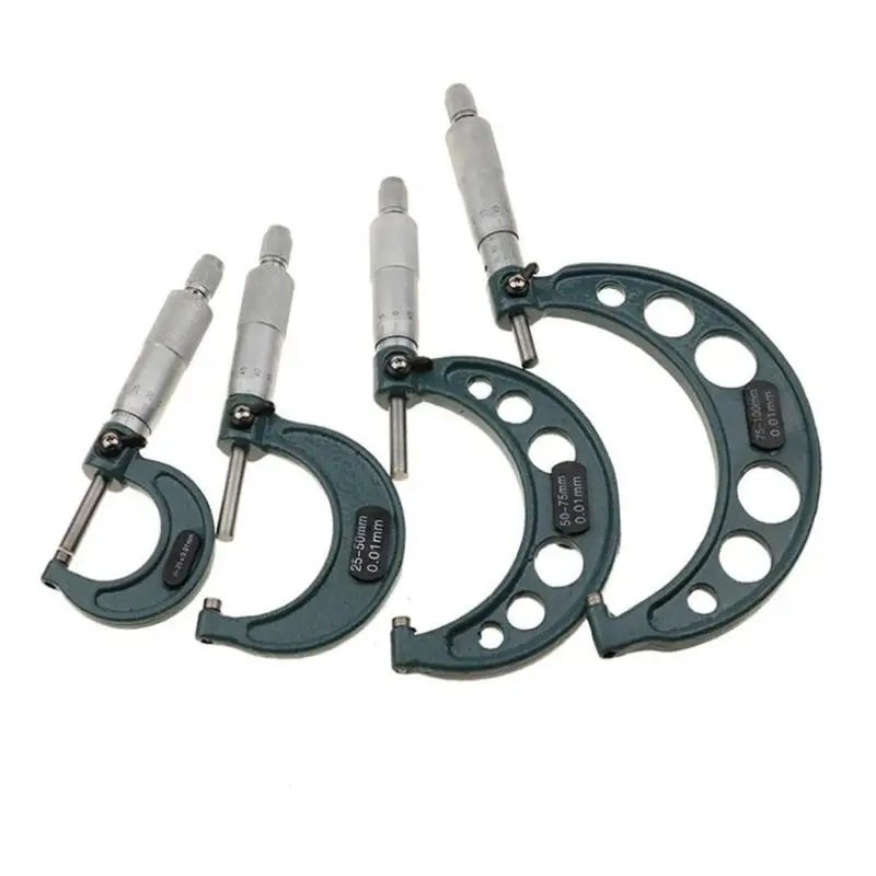 4pcs Outside Diameter Micrometer Set Thread Caliper Accurate Carbide Tipped Metric Gauge with Durable Adjusting Wrench
4pcs Outside Diameter Micrometer Set Thread Caliper Accurate Carbide Tipped Metric Gauge with Durable Adjusting Wrench