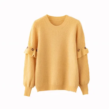 2019 Fall Winter Candy Color Knitted Sweater Pullover Women 0-neck Long Butterfly Sleeve Sweaters Womens Casual Sweater Clothes
2019 Fall Winter Candy Color Knitted Sweater Pullover Women 0-neck Long Butterfly Sleeve Sweaters Womens Casual Sweater Clothes