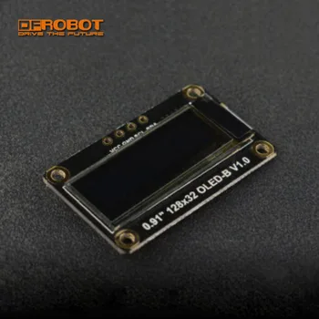 DFRobot Monochrome 0.91” inch 128x32 I2C OLED Display Screen SSD1306 chip for Arduino UNO Leonardo ESP32 ESP8266 FireBettle-M0
DFRobot Monochrome 0.91” inch 128x32 I2C OLED Display Screen SSD1306 chip for Arduino UNO Leonardo ESP32 ESP8266 FireBettle-M0