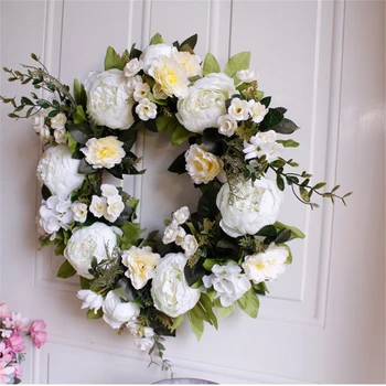 40cm White Peony Garland Door Decoration Hanging Candle Holder Decoration Simulation Garland Used For Wedding Home Decoration
40cm White Peony Garland Door Decoration Hanging Candle Holder Decoration Simulation Garland Used For Wedding Home Decoration