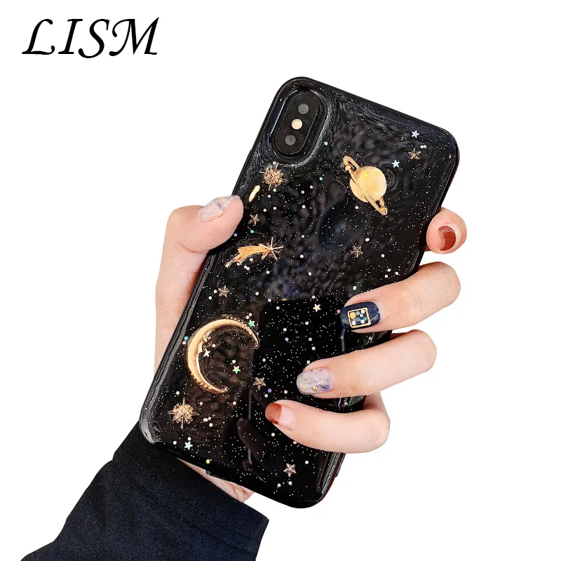 For Starry sky cell Phone Case For iPhone X XS Max XR Soft TPU Cover For iPhone 6 7 8 6s Plus Glossy Case Coque Dropping glue
For Starry sky cell Phone Case For iPhone X XS Max XR Soft TPU Cover For iPhone 6 7 8 6s Plus Glossy Case Coque Dropping glue